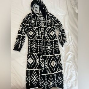 Long Aztec Cardigan